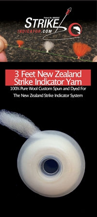 NZ Strike Indicator Spool Stealthy White - Sportinglife Turangi 